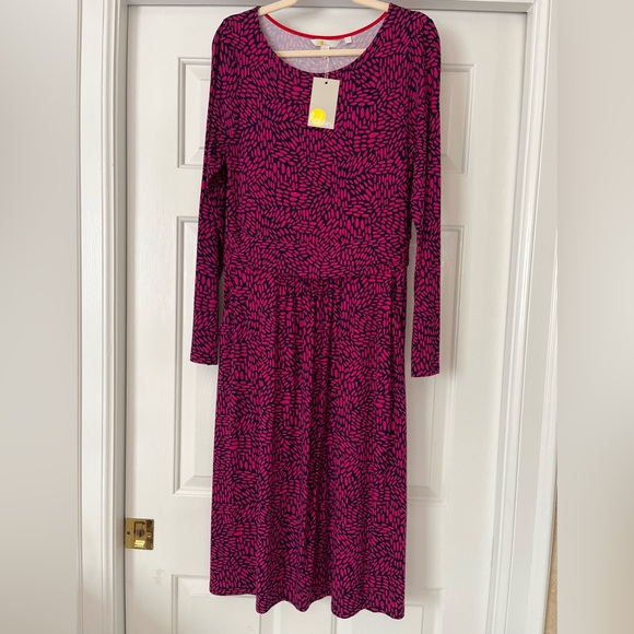 NWT Boden Abigail jersey dress, size 8L - Picture 2 of 3